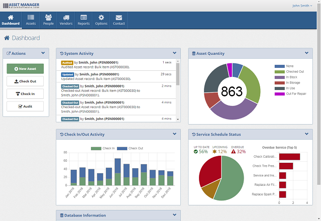 Asset Dashboard